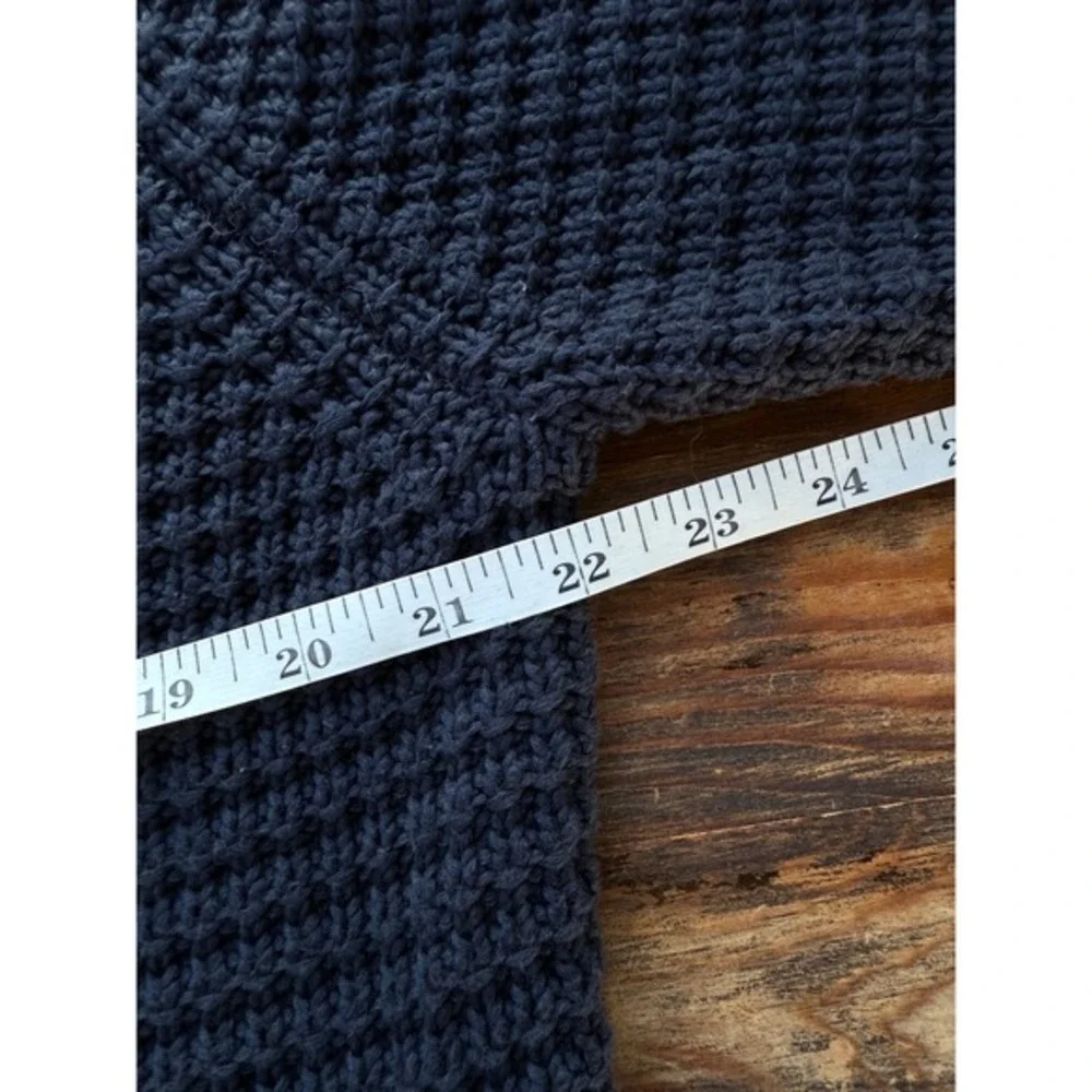 A6 Banana Republic Toggle Cardigan Heavy Waffle Knit Wool Blend Sweater‎